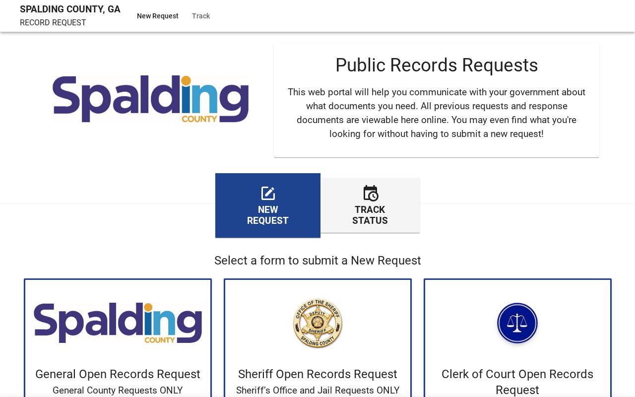 Spalding County released inmate open-records request portal
